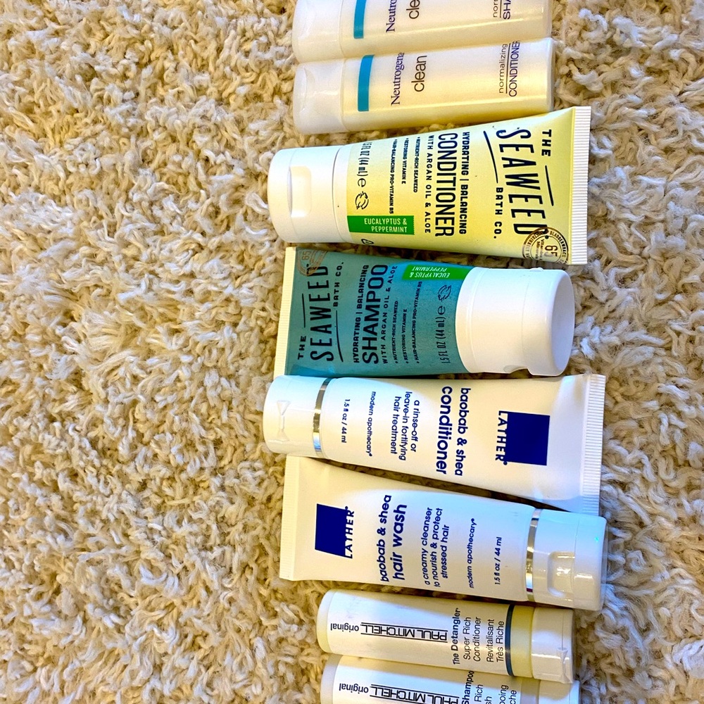 Nwt Travel Hair Bundle Shampoo Conditioner Paul Mitchell Seaweed Neutrogena